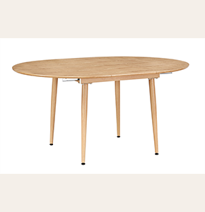 Lauri Lightweight Round & Square Extendable MDF Dining Table | Versatile Home Furniture