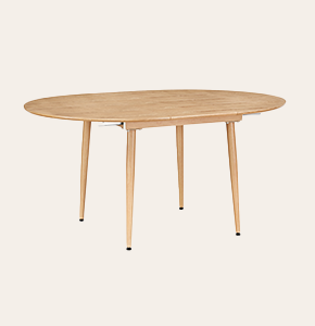 Lauri Lightweight Round & Square Extendable MDF Dining Table | Versatile Home Furniture