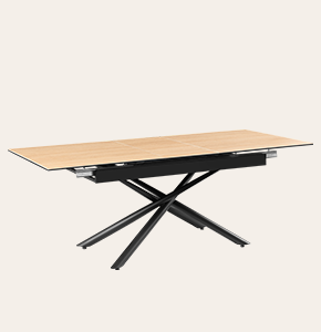 Tela Modern Extendable Sintered Stone Table – Lightweight Rectangular Dining Table for Contemporary Spaces