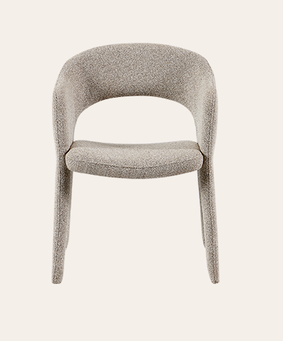 Brio Modern Grey Fully Upholstered Chairs – Armrest Dining & Living Room dining Chairs