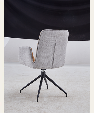Claret Multi-Purpose Swivel Chair – Ergonomic Office & Gaming Chair with Metal Arms & Light Brown Upholstery