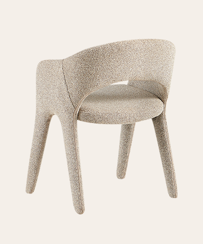 Brio Modern Grey Fully Upholstered Chairs – Armrest Dining & Living Room dining Chairs