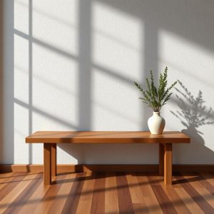 wood bench