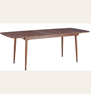 Darwin Extendable Sintered Stone Dining Table | MDF Design,  Dual-Layer Materials | Modern Rectangular Kitchen Table