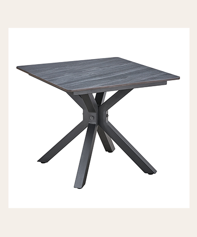 Arlo Modern Dining Table for Small Spaces – Dark MDF Dining Room Table | Space-Saving Contemporary Design