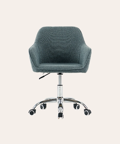 Cleo Ergonomic Office Chair – Swivel Computer Desk Chair with Wheels & Adjustable Armrests