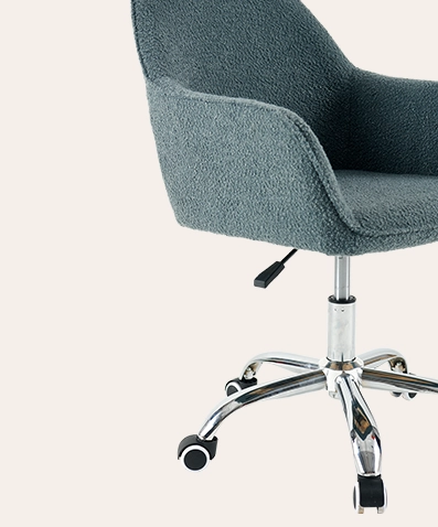 Cleo Ergonomic Office Chair – Swivel Computer Desk Chair with Wheels & Adjustable Armrests