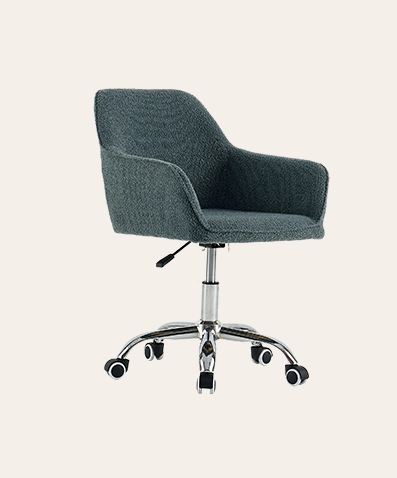 Cleo Ergonomic Office Chair – Swivel Computer Desk Chair with Wheels & Adjustable Armrests