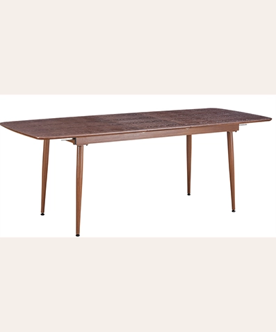 Darwin Extendable Sintered Stone Dining Table | MDF Design,  Dual-Layer Materials | Modern Rectangular Kitchen Table