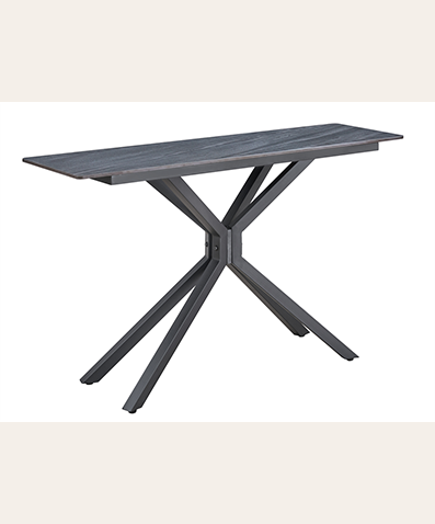 Zuri Dark Rectangular Console Table | Modern Entryway or Living Room Hallway Furniture