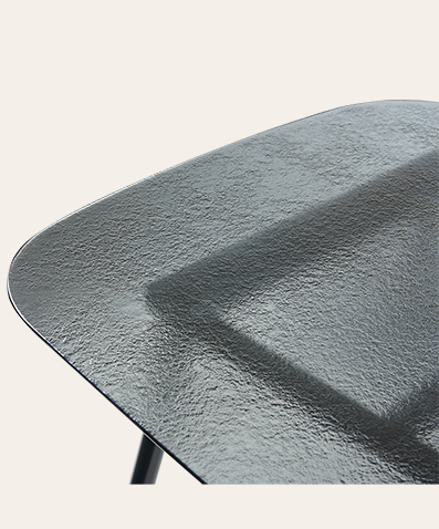 Gisil Black Stone-Gold Rectangular Dining Table – Sintered Stone Top & Metal Legs for Modern Kitchens