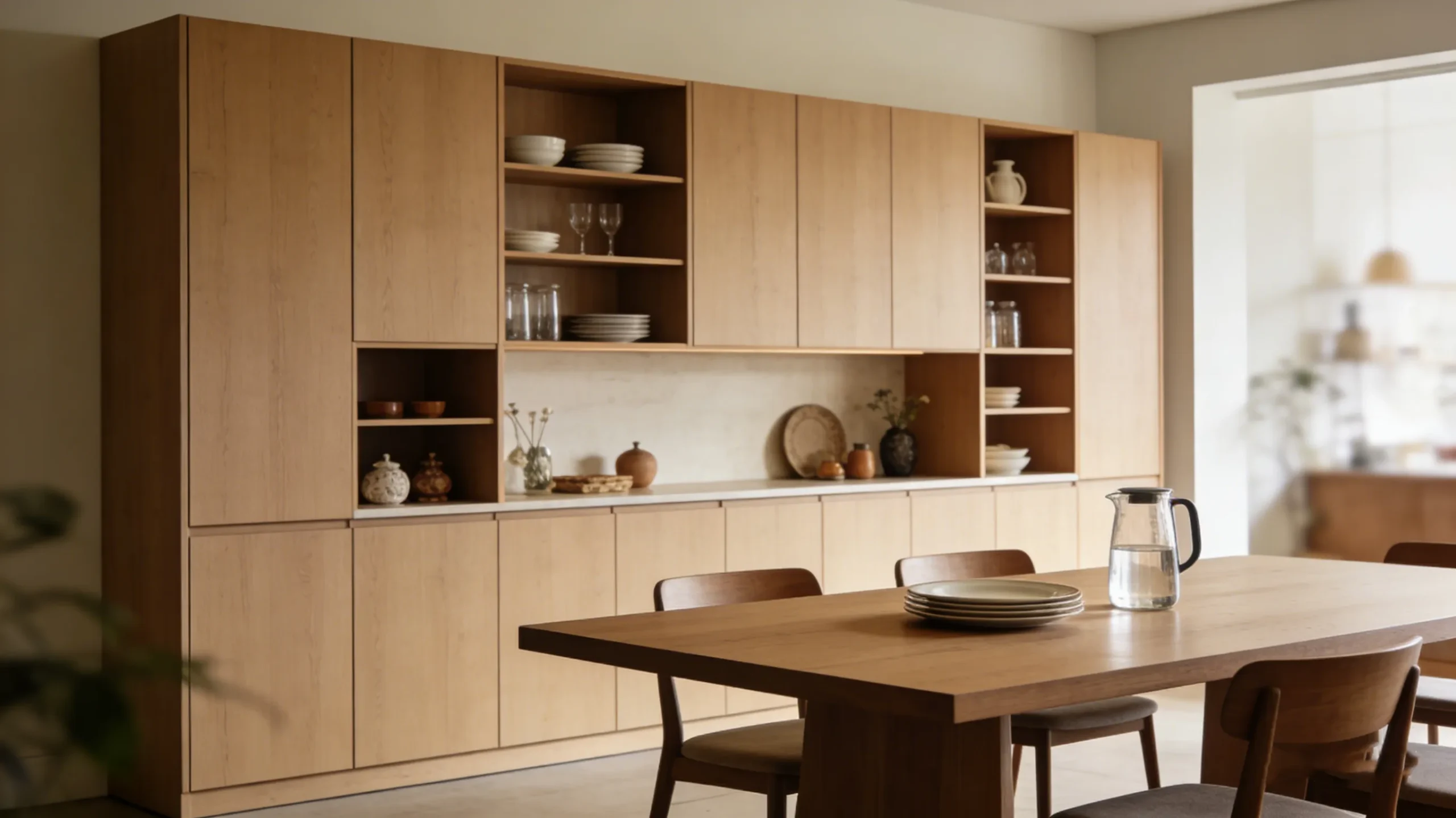Floor-to-ceiling modular panel cabinetry system for high-volume housing development projects