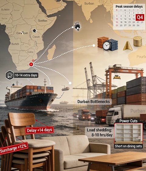 Overcoming Supply Chain Disruptions in Middle East and South Africa: Bulk Furniture Procurement Tips for 2026