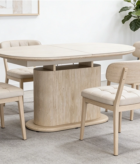 Extension Dining Tables for Urban Living Meeting the Space-Saving Demands of Southeast Asia & EU Apartment Projects 2026