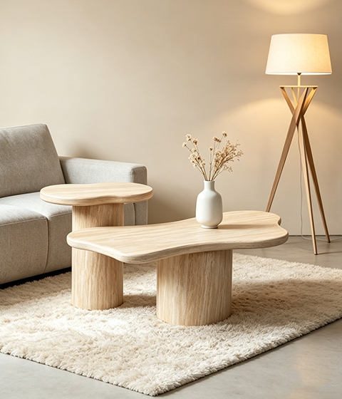 How to Choose the Perfect Cloud-Shaped Coffee Table for Your Living Room？