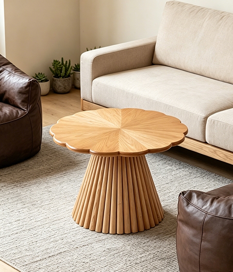 Eco-friendly and sustainable furniture: how to choose a wooden coffee table