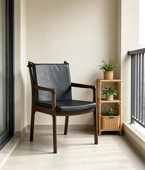 Small apartment leisure chair layout and storage tips1
