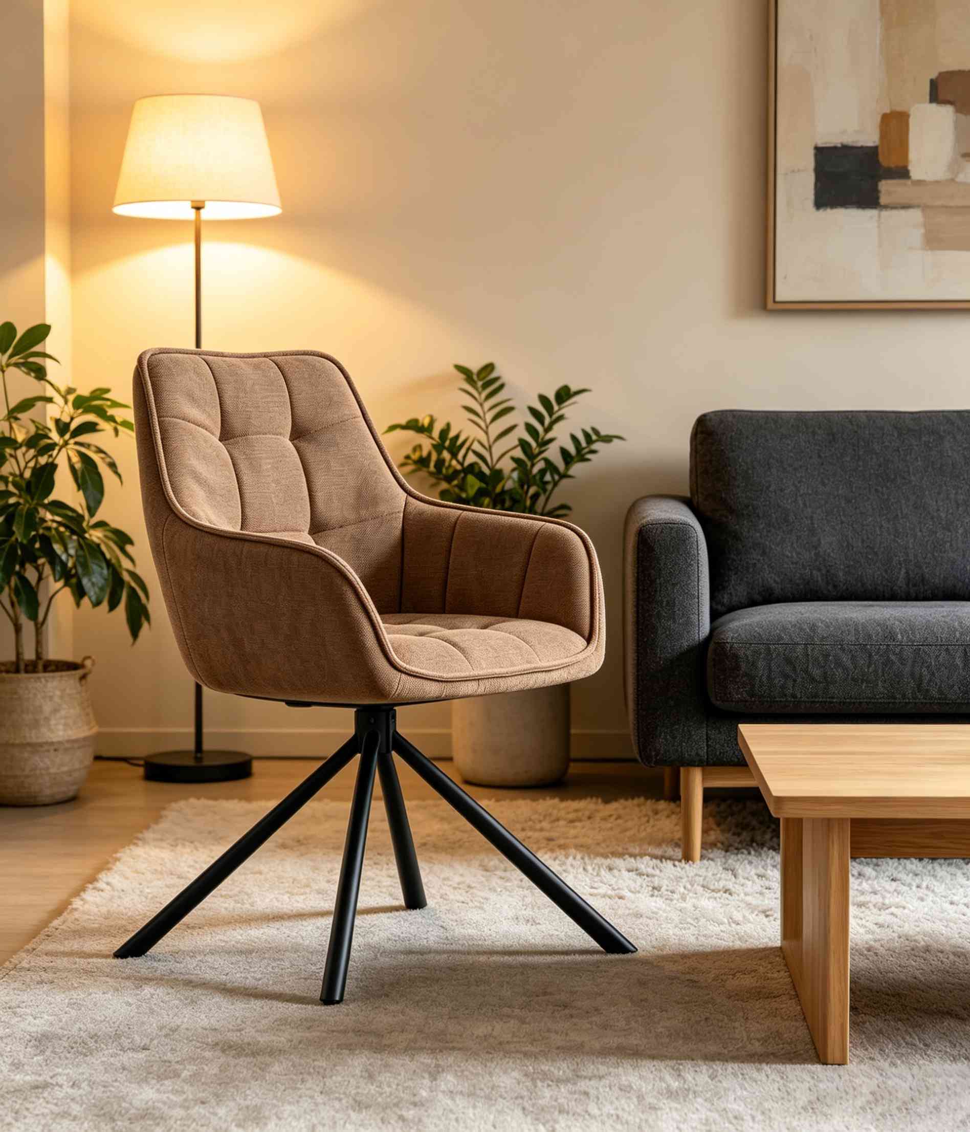 Why Swivel Armchairs Are Perfect for Small Modern Living Rooms